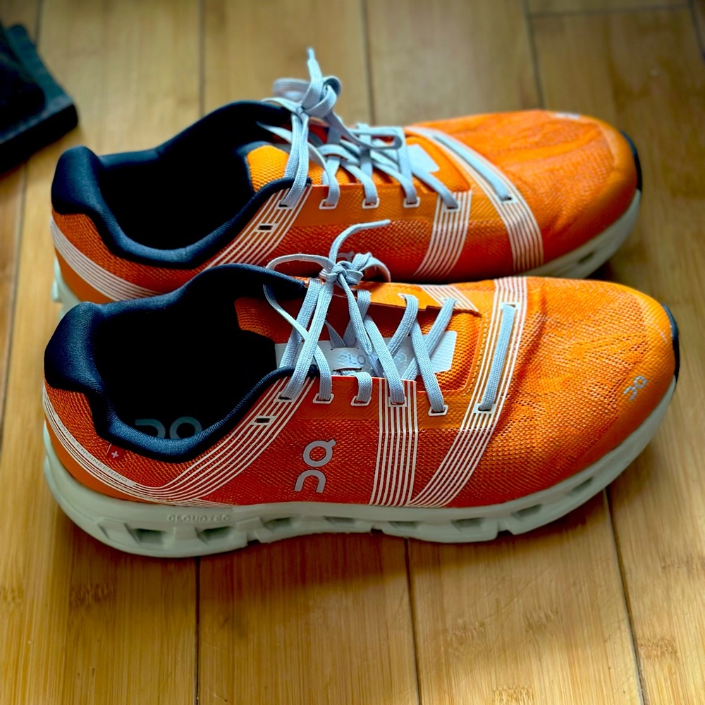 On Cloud Running Orange Athletic Shoes